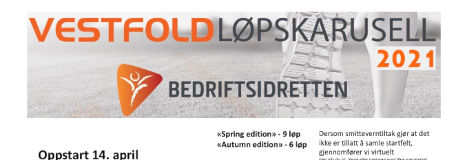Vestfold løpskarusell høst 2021